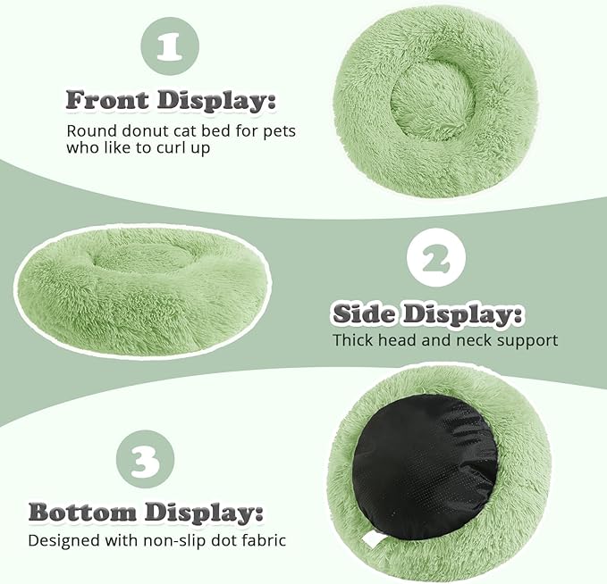 JOLLYVOGUE Dog & Cat Bed, Calming Anti-Anxiety Pet Bed - Image 4