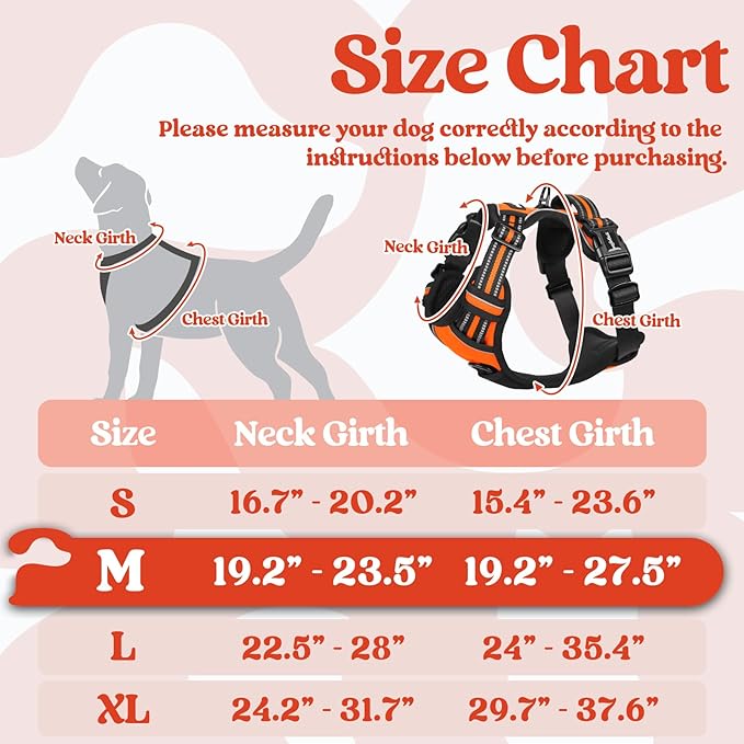 rabbitgoo Dog Harness Medium Sized, No Pull Easy On & Off - Image 2