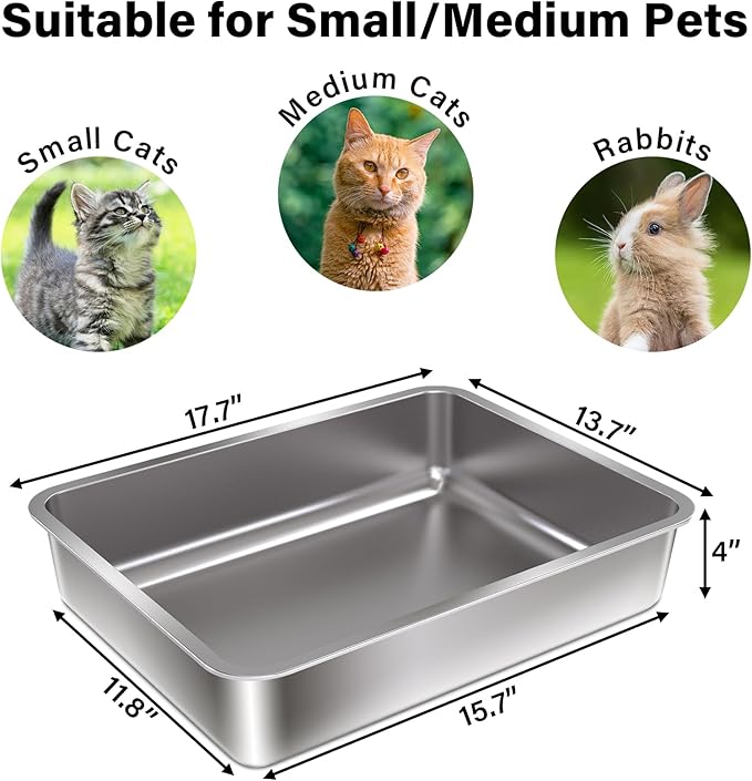 Stainless Steel Litter Box - Image 2