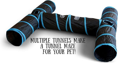 Feline Ruff Premium 3 Way Cat Tunnel. Extra Large 12 Inch Diameter and Extra - Image 2