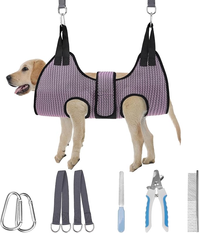 PAWCHIE Dog Grooming Hammock Harness by PAWCHIE