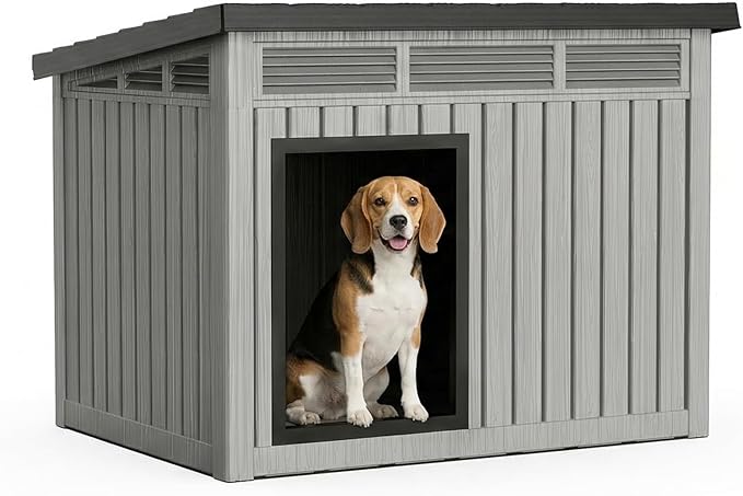 VIXZEN Dog House Outdoor, Indoor Dog House Medium Size Dog by Vixzen