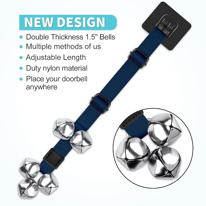 COOYOO Dog Doorbells, Adjustable Potty Training Dog Bells, Upgraded - Image 5