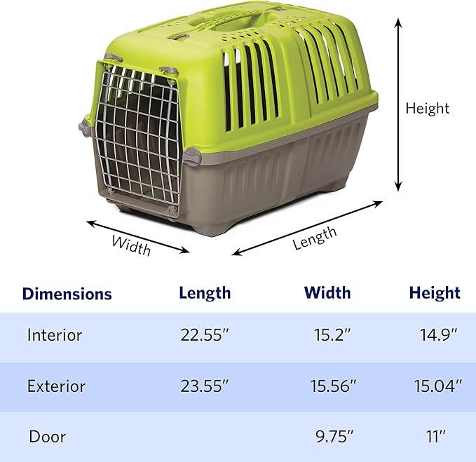 MidWest Homes for Pets Spree Travel Carrier – Hard-Sided Dog & Cat Carrier - Image 8