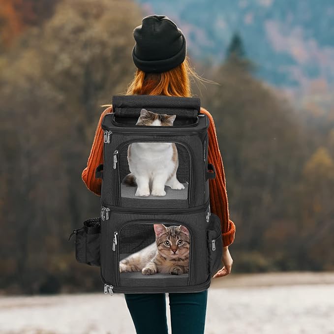 HOVONO Double-Compartment Pet Carrier Backpack - Image 6
