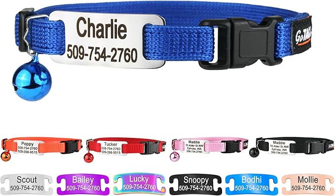 GoTags Personalized Cat Collars by GoTags