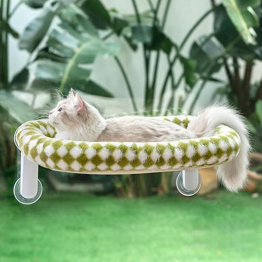 Sunhoo Cat Window Perch Bed Foldable Kitty Windowsill Hammock Shelf Seat Large by Sunhoo