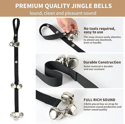 Luckyiren Upgraded Puppy Bells Dog Doorbells - Image 2