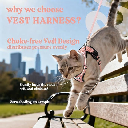 rabbitgoo Cat Harness and Leash Set, Escape Proof Vest Harness - Image 3