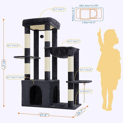 Heybly Heavy Duty Cat Tree, Tower - Image 6