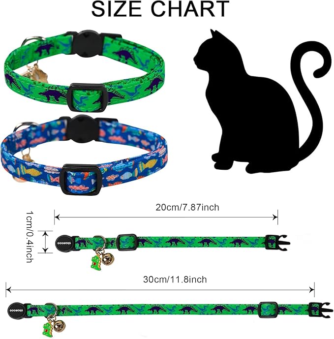 2 Pack Cotton Kitten Collars - Image 4