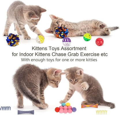 Retro Shaw 33 Pack Cat Tunnel Toy Set - Image 8