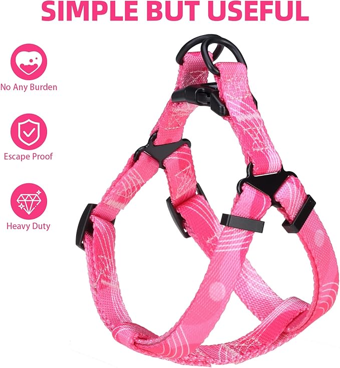 PUPTECK No Pull Dog Harness Soft Adjustable Basic Nylon Step in Puppy Vest - Image 3