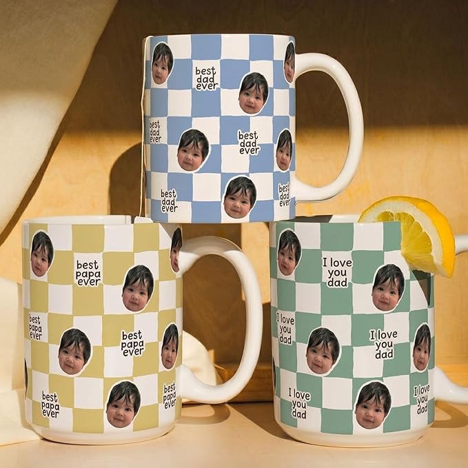 Custom Best Dad Ever Photo Mug by Hanatoca