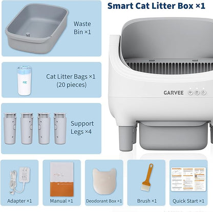 GarveeHome Self Cleaning Litter Box, Automatic Cat Litter Box - Image 9
