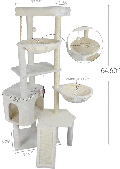 Wang Xin Four Layer Big Cat Tree - Image 2