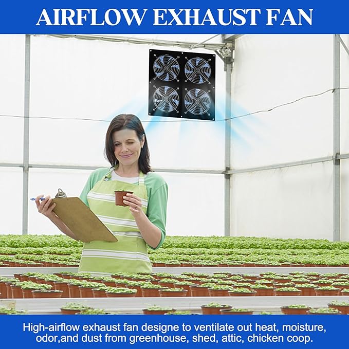 Solar Exhaust Fan for Chicken Coop & Powered Fan - Image 2