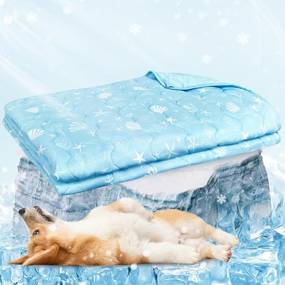NWK Dog Cooling Blanket, Q-Max>0.345, Ice Silk Cool to Touch Material, - Image 7