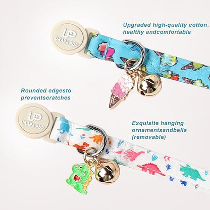 Cat Collar, Cat Collar with Bell, - Image 3