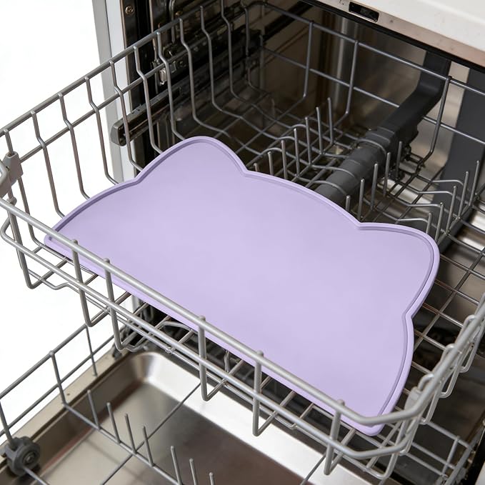 Cat Food Mat, Silicone Non Slip Dog Bowl Mat Waterproof Cat Feeding Mat Stop - Image 7