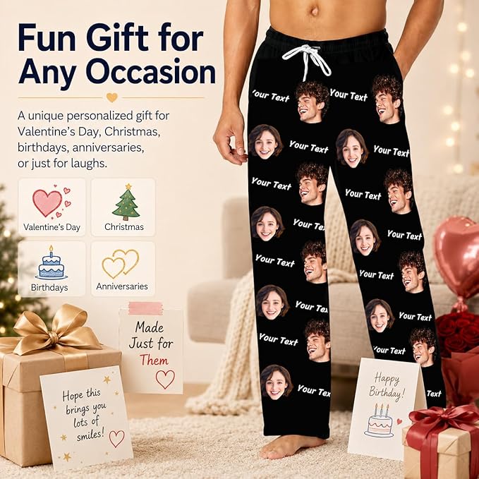 JoyBurst Custom Pajama Pants - Image 3