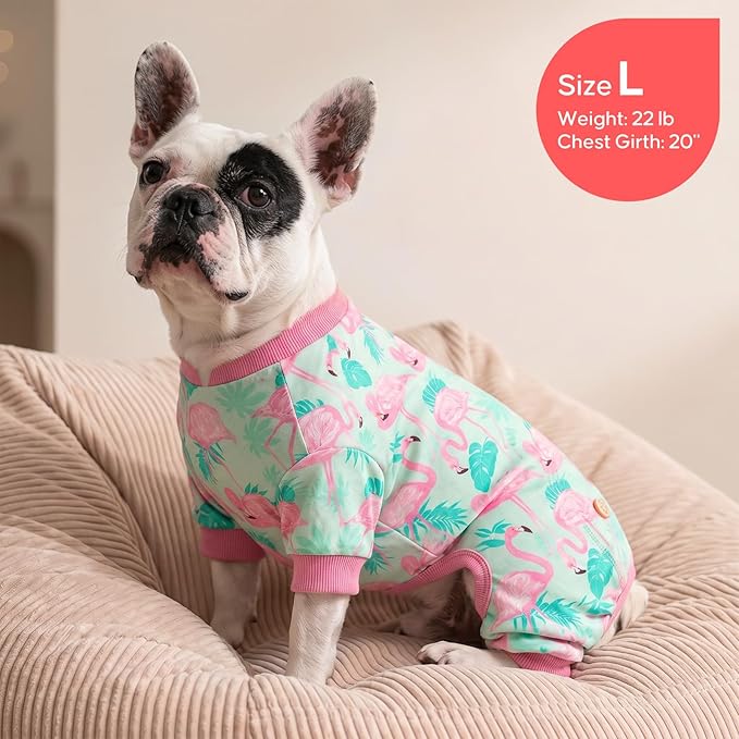 KYEESE Dog Pajamas Stretchy Pet Jammies Coat Comfy Pet Onesie Costume Velvet - Image 7