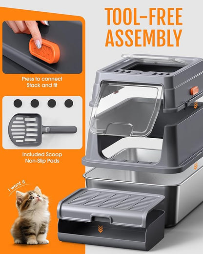 Powools Cat Litter Box - Image 6