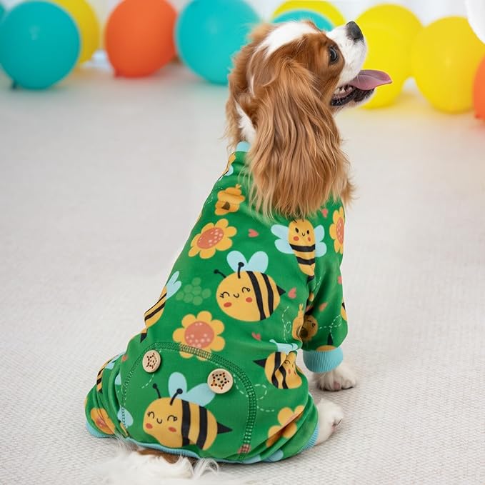KYEESE Dog Pajamas Stretchy Pet Coat Dogs Clothes Dog Pajamas Small Sized Dogs - Image 5