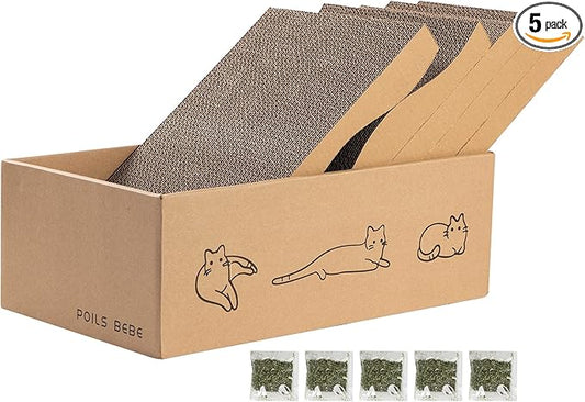Poils bebe 5 PCS Cat Scratcher by Poilsbebe