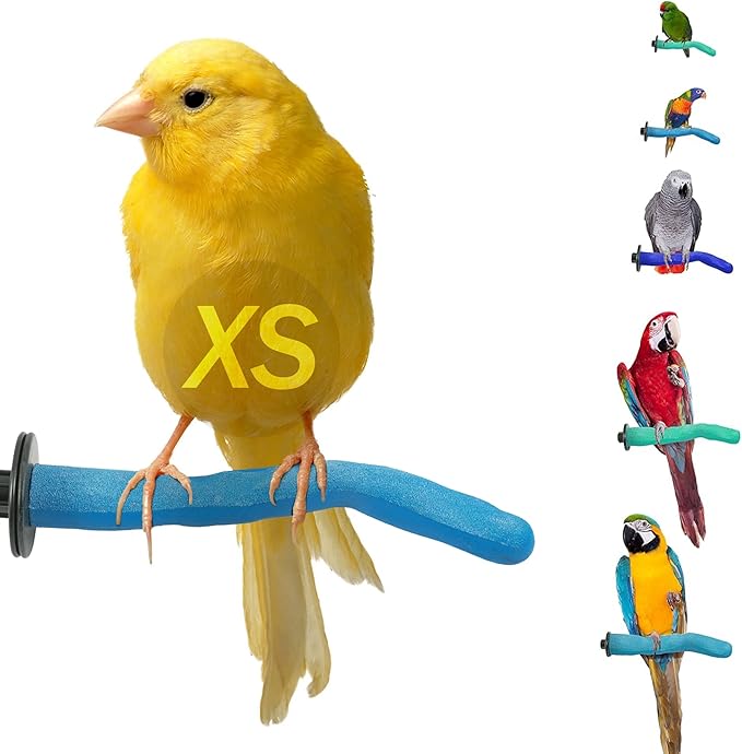 Sweet Feet & Beak Safety Pumice Bird Perch, X-Small 1/2" X 6", Lightweight by SweetFeetBeak