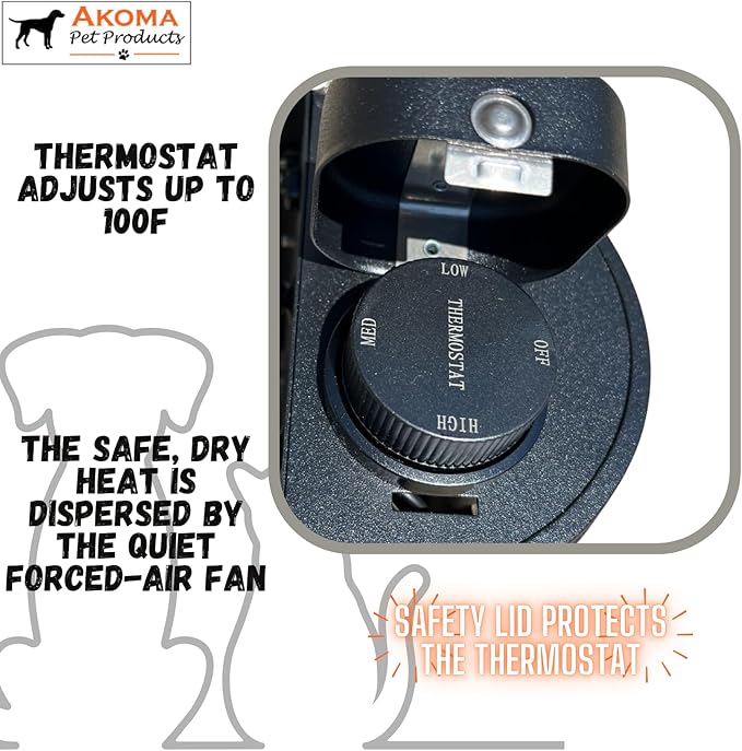 by Akoma Pet Products | 400w Dog House Furnace - Image 4