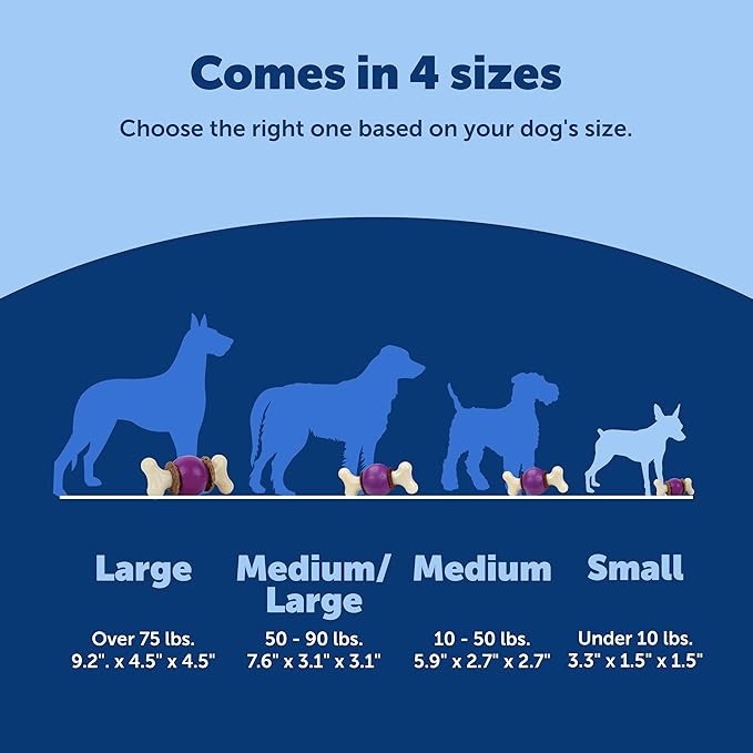 PetSafe Busy Buddy Bouncy Bone, Treat Holding Dog Toy - Image 5
