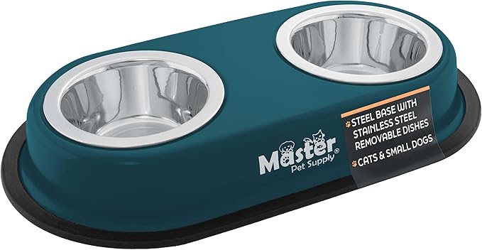Master Pet Supply Double Dog Bowls Set by MasterPetSupply