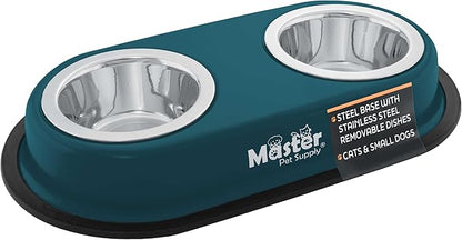Master Pet Supply Double Dog Bowls Set by MasterPetSupply