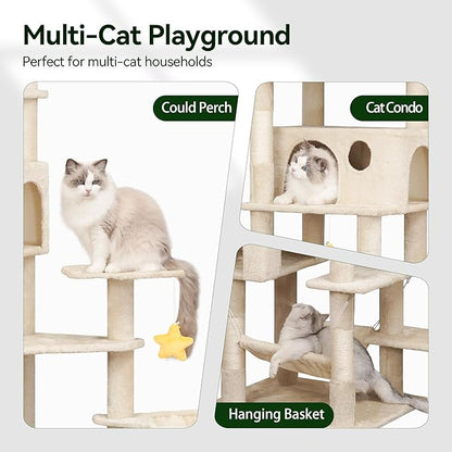 Meecal 79inch Heavy Duty Cat Tree - Image 5
