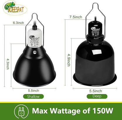 Reptile Light Fixture 5.5 inch Deep Dome - Image 4