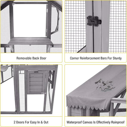 Aivituvin Catio Outdoor Cat Enclosure 28ft² Large - Image 4