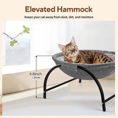 LIFLIX Raised Cat Hammock Bed, Pet Bed - Image 3
