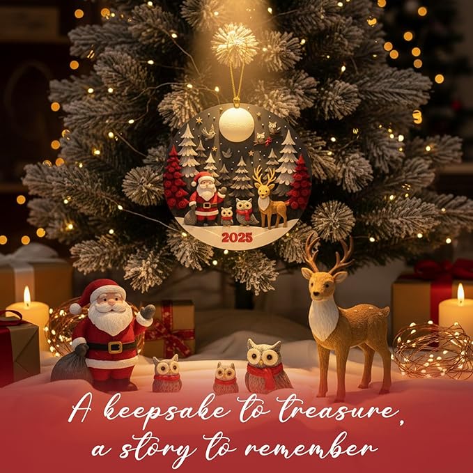 Santa 2025 Ornament, Santa Ornament, Meaningful Christmas Ornaments - Image 4