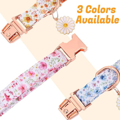 3 Pack Floral Dog Collars for Small Dogs Flower Dog Collars - Image 4
