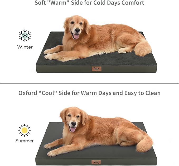 Orthopedic Dog Bed for Extra Large Dogs, XL Comfort Pet Mat for Large Sized Dog - Image 3
