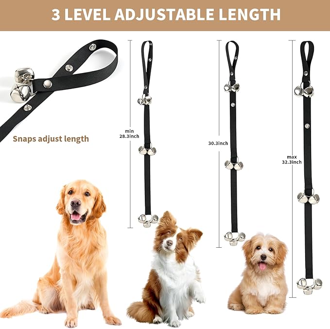 Luckyiren Upgraded Puppy Bells Dog Doorbells - Image 3