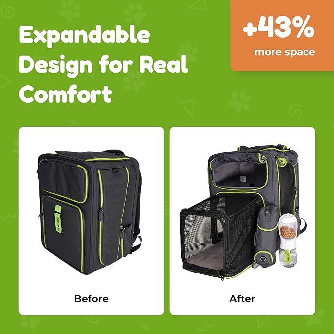 Premium Expandable Cat Carrier Backpack - Image 3