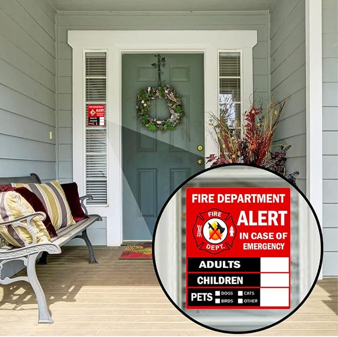 Emergency Alert People and Pet Finder Sticker/Decal - Image 4