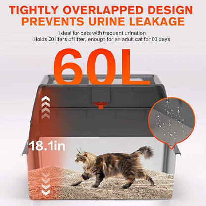 XXXL Stainless Steel Litter Box - Image 4