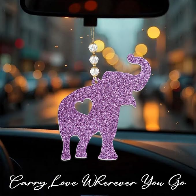 Set 2 Elephant Ornament, Meaningful Christmas Ornaments - Image 7