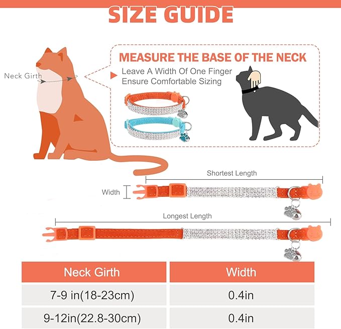 EXPAWLORER Soft Velvet Safe Cat Collars - Image 2