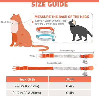 EXPAWLORER Soft Velvet Safe Cat Collars - Image 2
