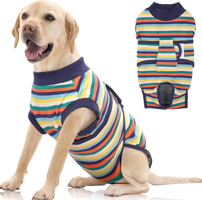 FUAMEY Recovery Suit for Dogs After Surgery, Soft Breathable Dog Bodysuit by FUAMEY
