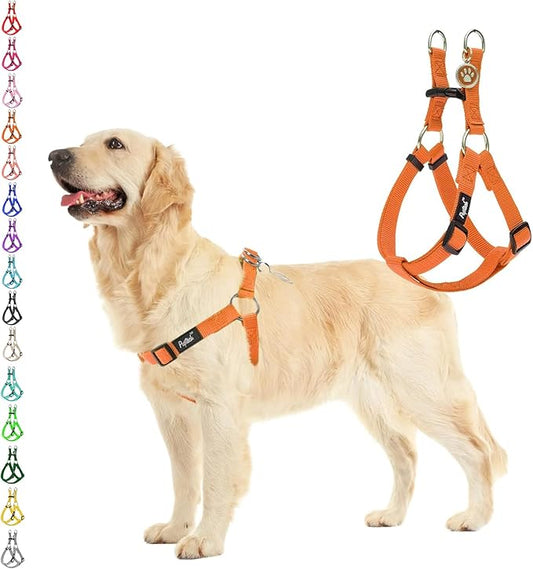 PUPTECK No Pull Dog Harness Soft Adjustable Basic Nylon Step in Puppy Vest by PUPTECK